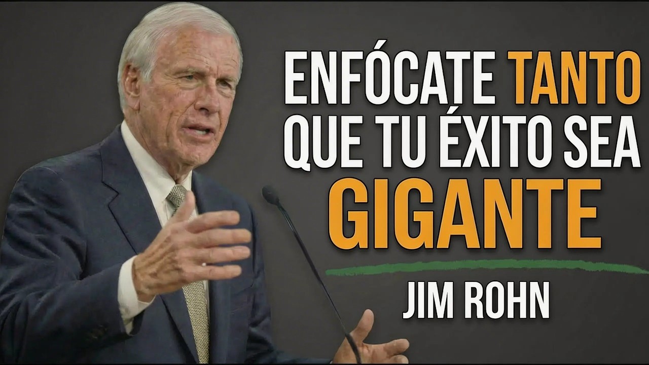ENFÓCATE TANTO QUE TU ÉXITO SEA GIGANTE | Jim Rohn — Discurso Motivacional.