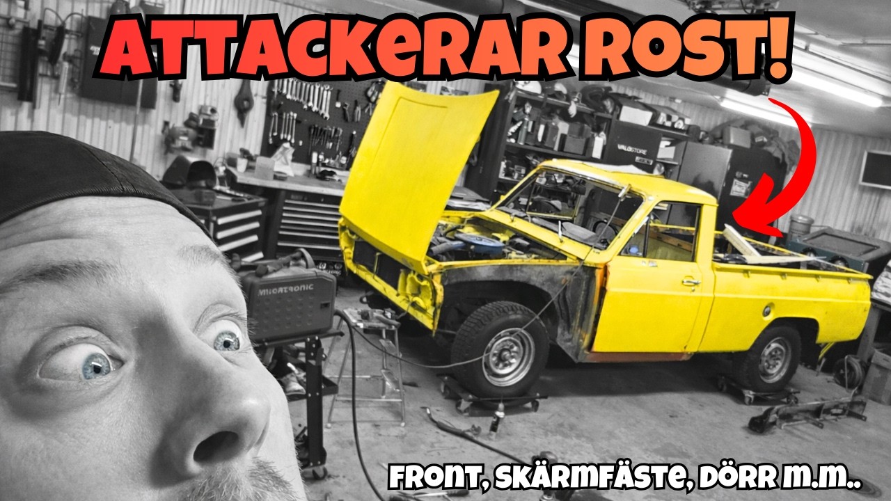 ATTACKERAR ROST!⚠️Front, skärmfäste, dörr m.m.. - MAZDA B1600