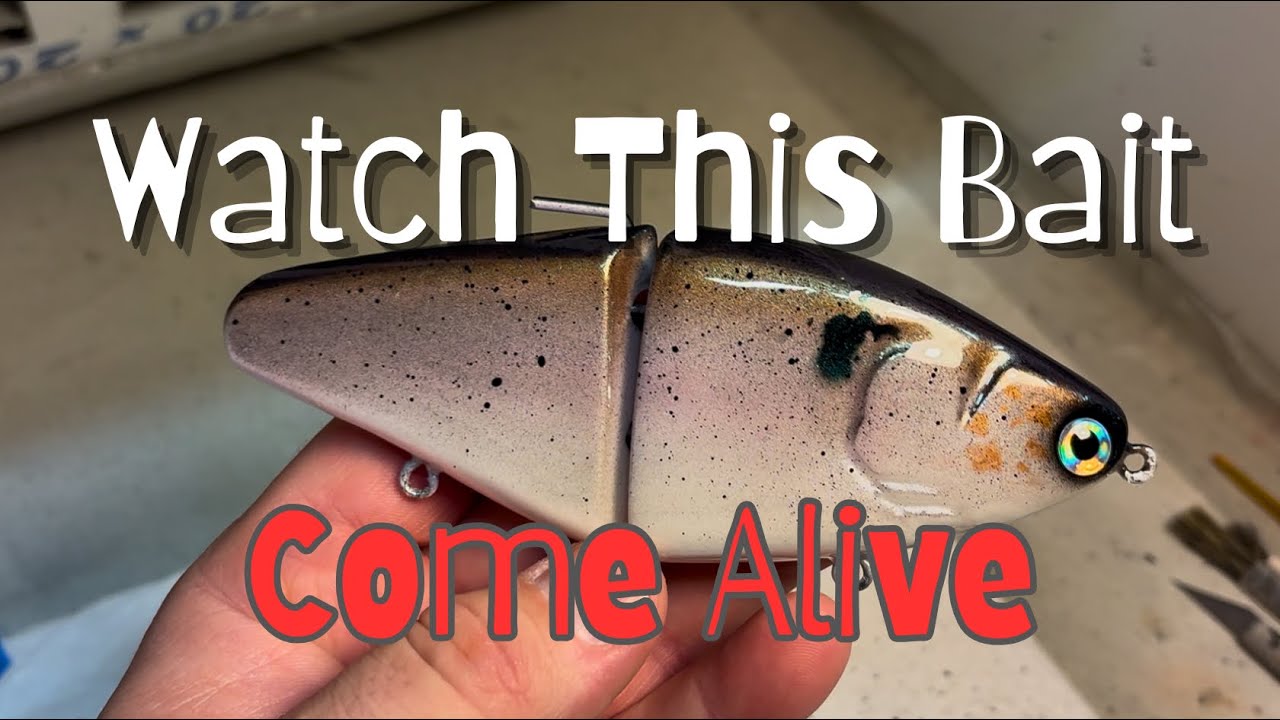 Handmade Resin Glide Bait – Speed Paint (Satisfying Custom Lure)