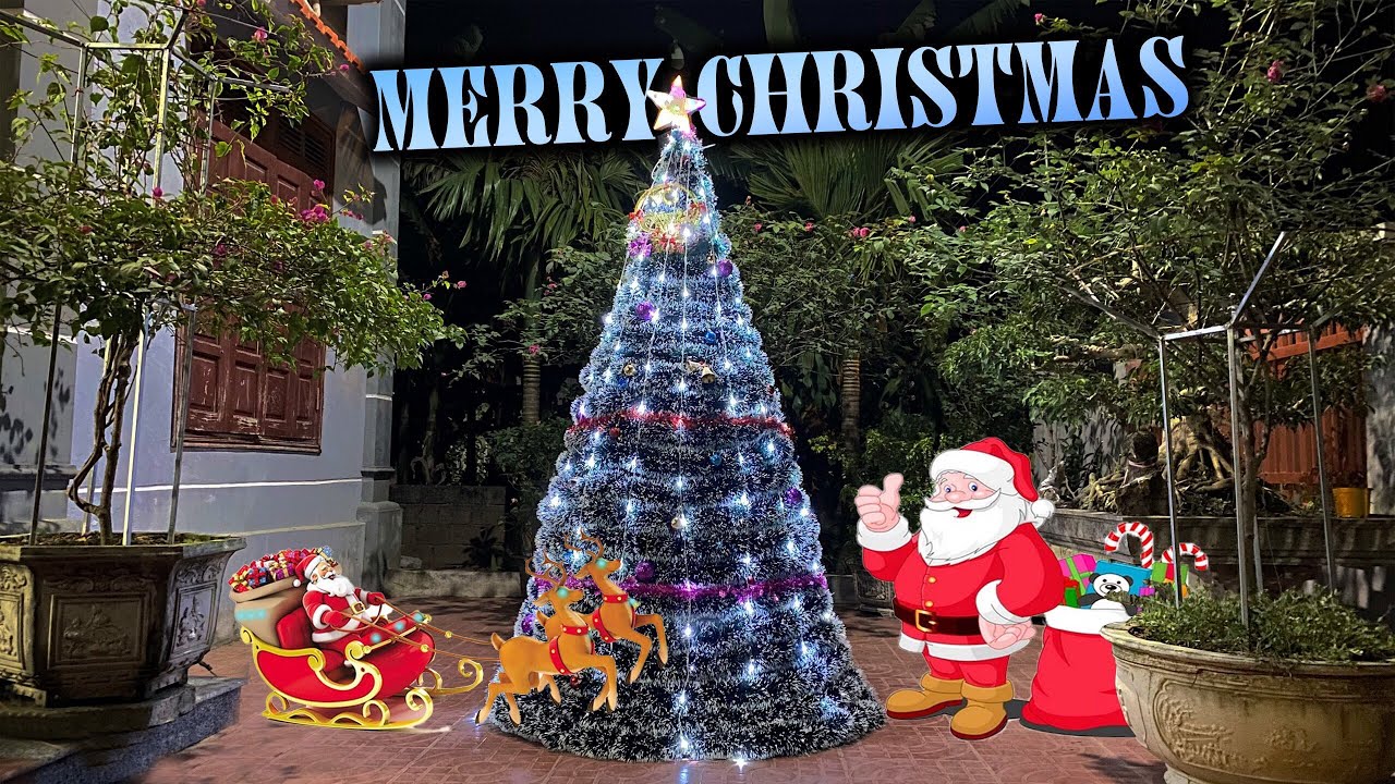 Creative Ideas From Bamboo Trees To Make A Beautiful Small Christmas Tree.