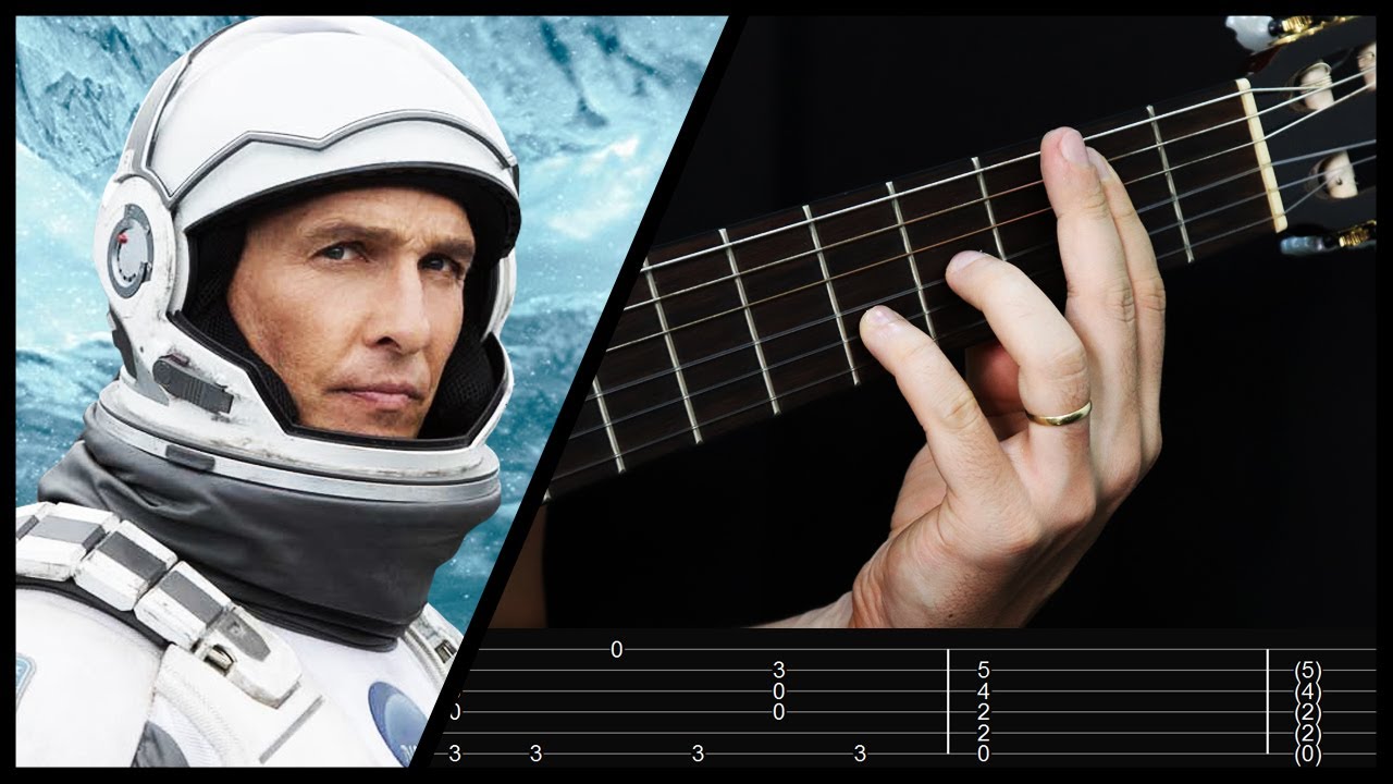 INTERESTELLAR (Main Theme) Fingerstyle Guitar | Tabs | Tutorial