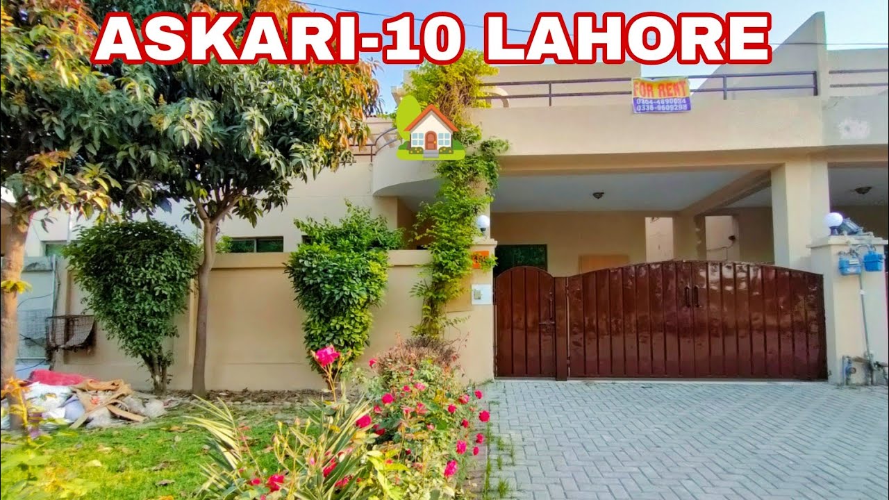 House For Rent in Askari 10 Lahore Cantt .