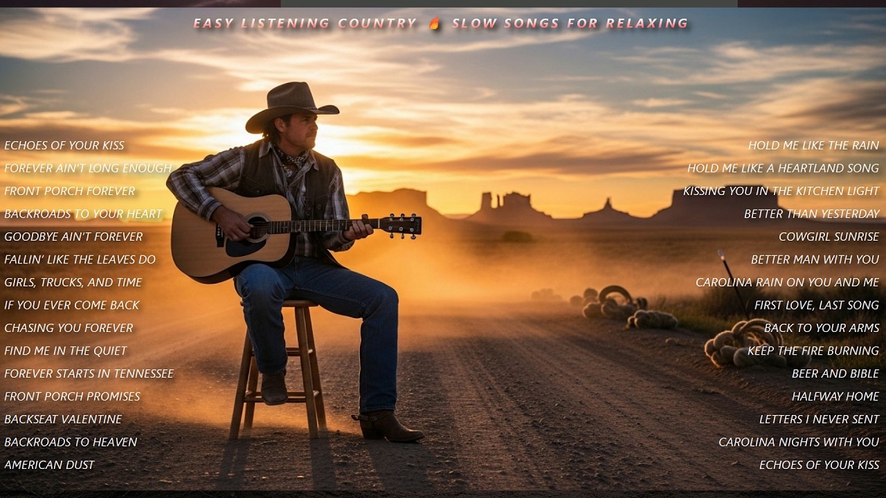 Relaxing Country Songs 2026 🤠🔥🌄 Best Acoustic Country Playlist 🤠🔥