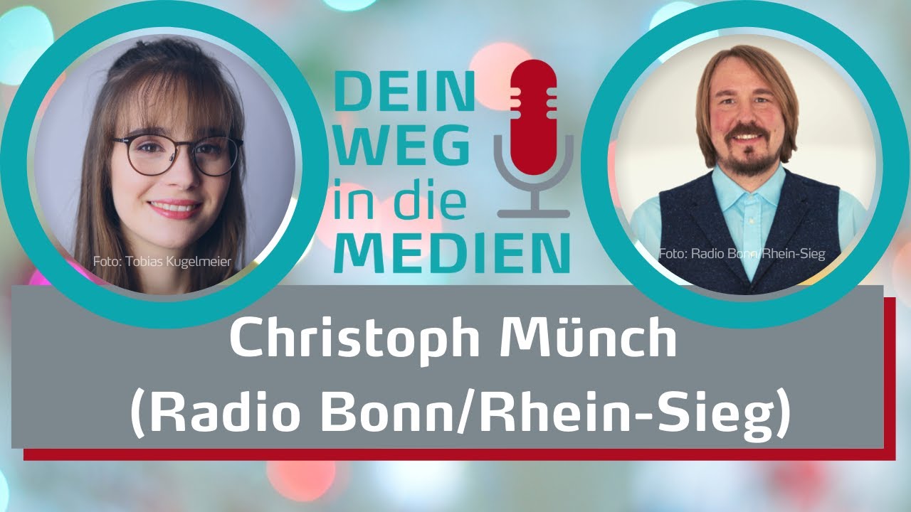 Wie wurde Christoph Münch Nachrichtenredakteur?