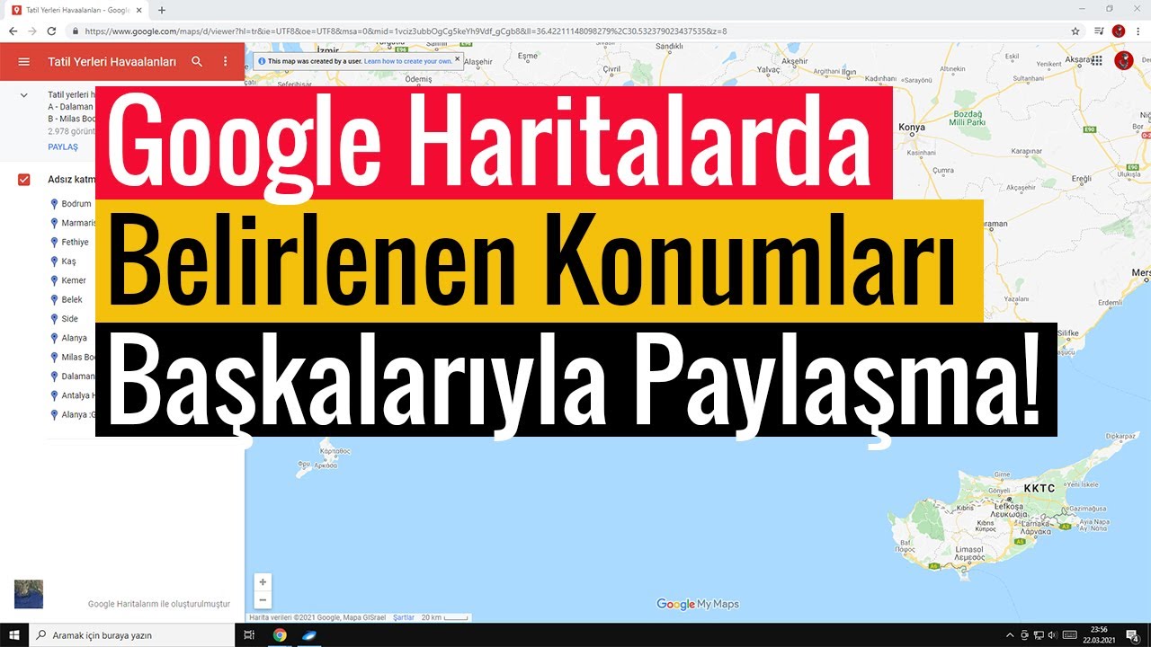 Google Haritalarda Belirlenen Konumları Başkalarıyla Paylaşma!