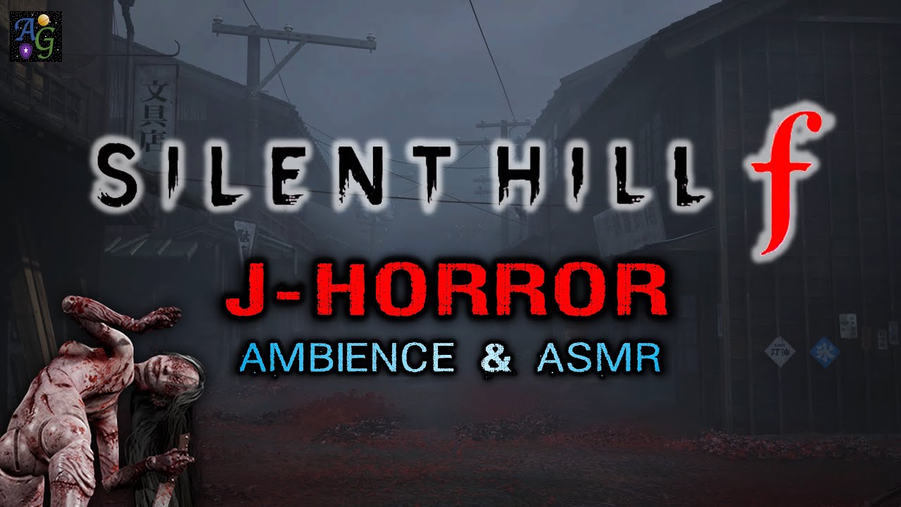 Silent Hill f J-Horror Ambience & ASMR 🌸👹 1.5 HOUR 4K Eerie Gameplay Soundscape 🈲🗻