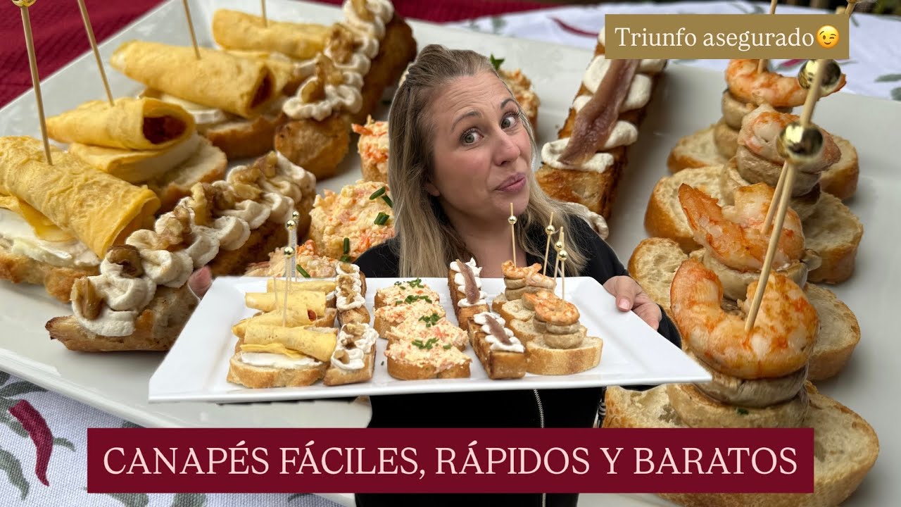 ENTRANTES PARA NAVIDAD ESPECIALES. F&aacute;ciles, R&aacute;pidos y BARATOS👍🏻