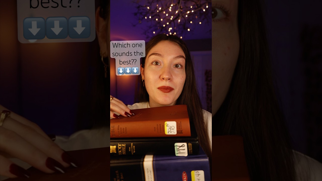 ASMR w/ Thrift Store Bibles 📖 #christianasmr #booktapping