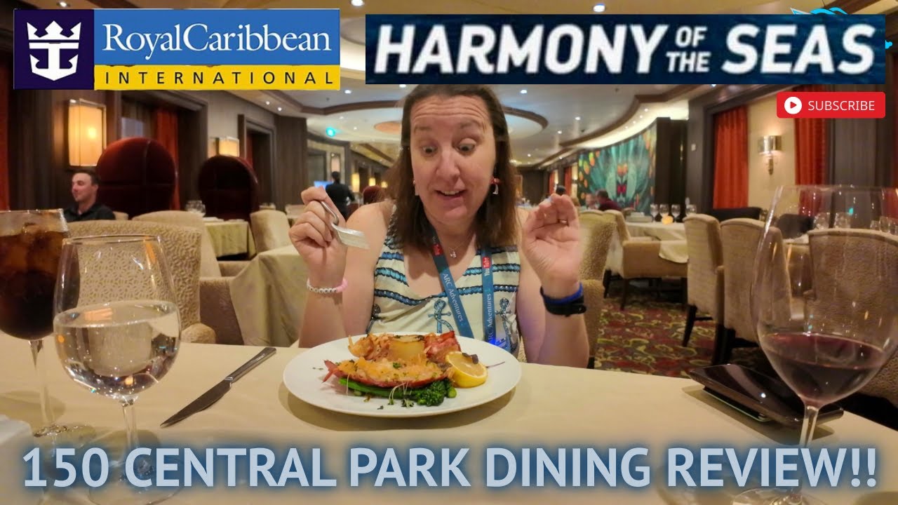Harmony of the Seas | 150 Central Park Dining Review! | Our experience eating at 150 Central Park!