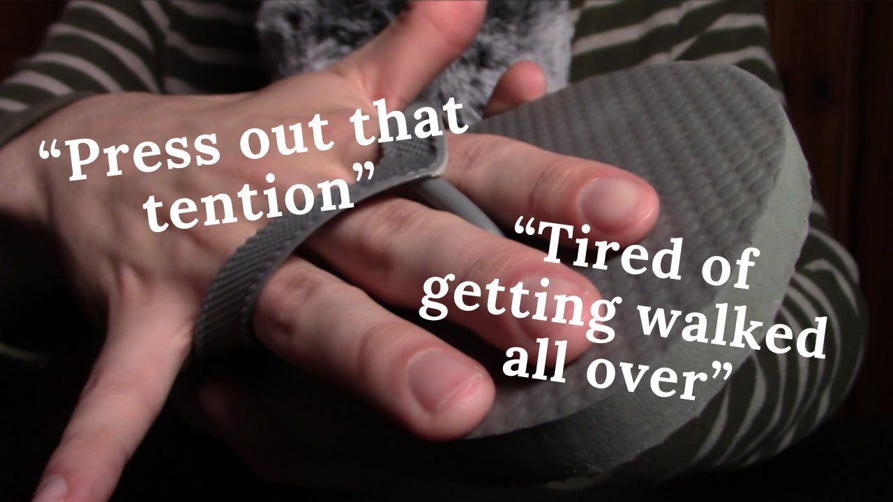 Giving Stuff a Massage ASMR | Deep Soft Spoken Male Voice