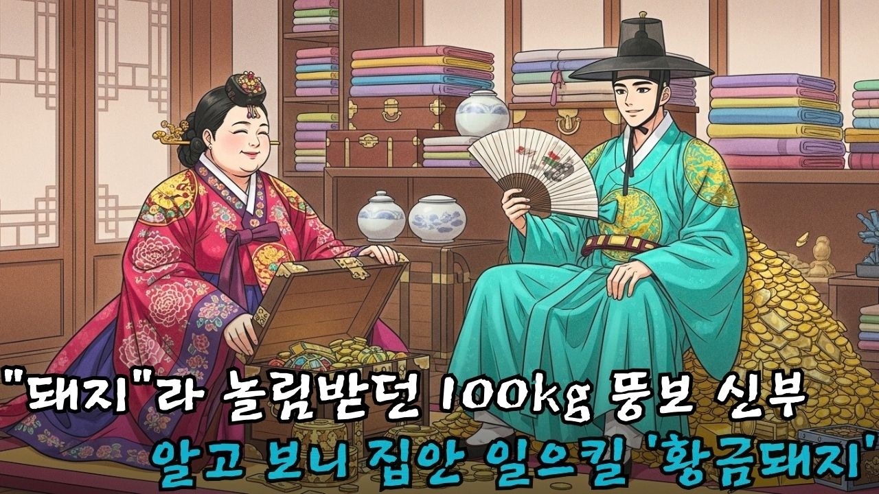 마을 사람들이 돼지라고 놀린 100kg 신부와 결혼한 꽃도령이 1년 뒤 돈방석에 앉은 비결 | 야담 | 인생역전 | 대박 | 실화