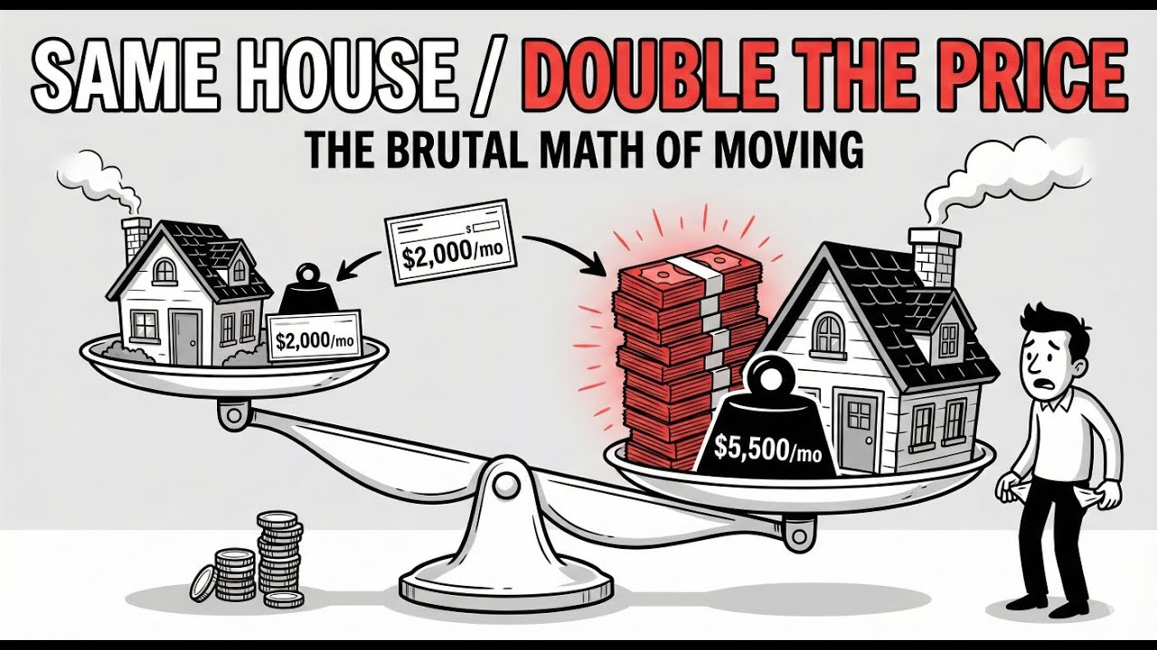 Why Selling Your Home In 2026 Is Financial Suicide. (The 3% Golden Handcuff) #realestate