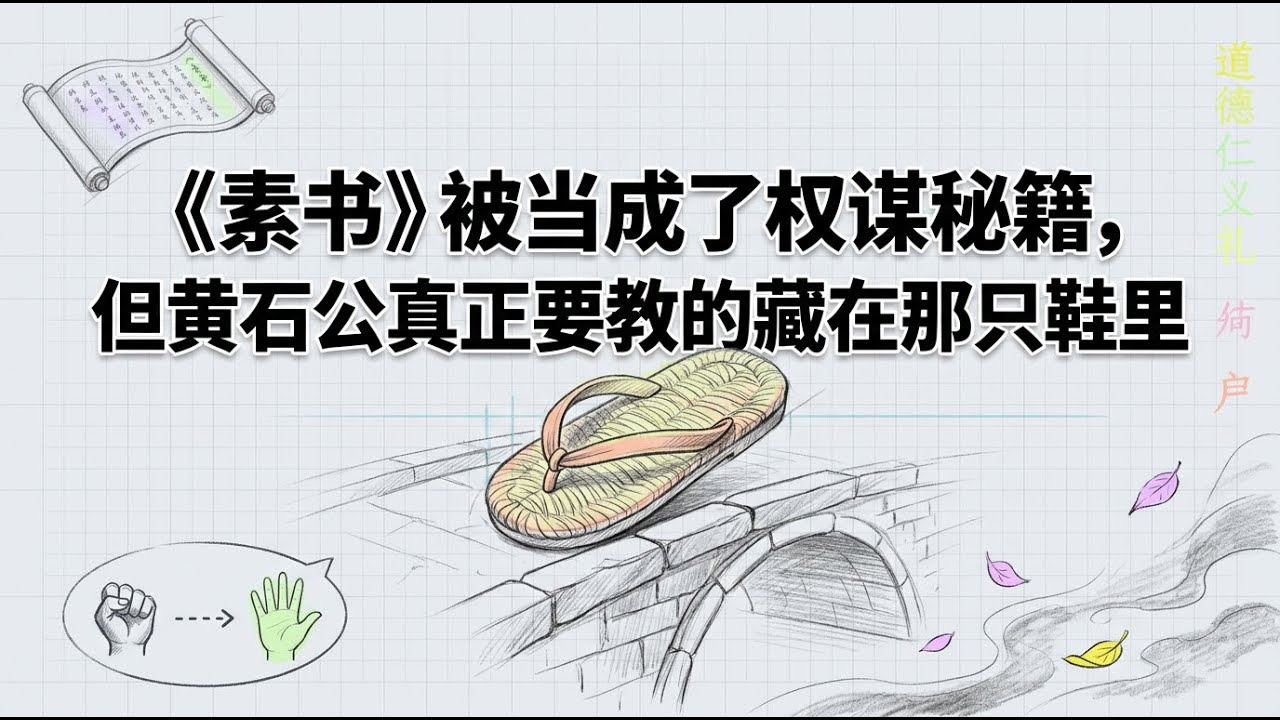 素书智慧 | 黄石公扔的那只鞋才是关键 | 王利杰解构名著