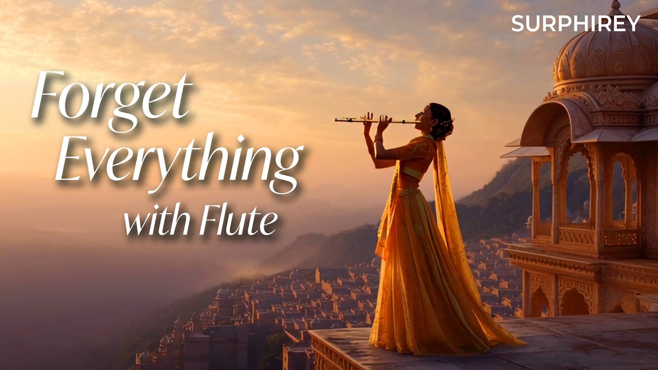 Forget Everything with Flute Music | Deep Relaxation & Calm Indian Flute Instrumental #Surphirey