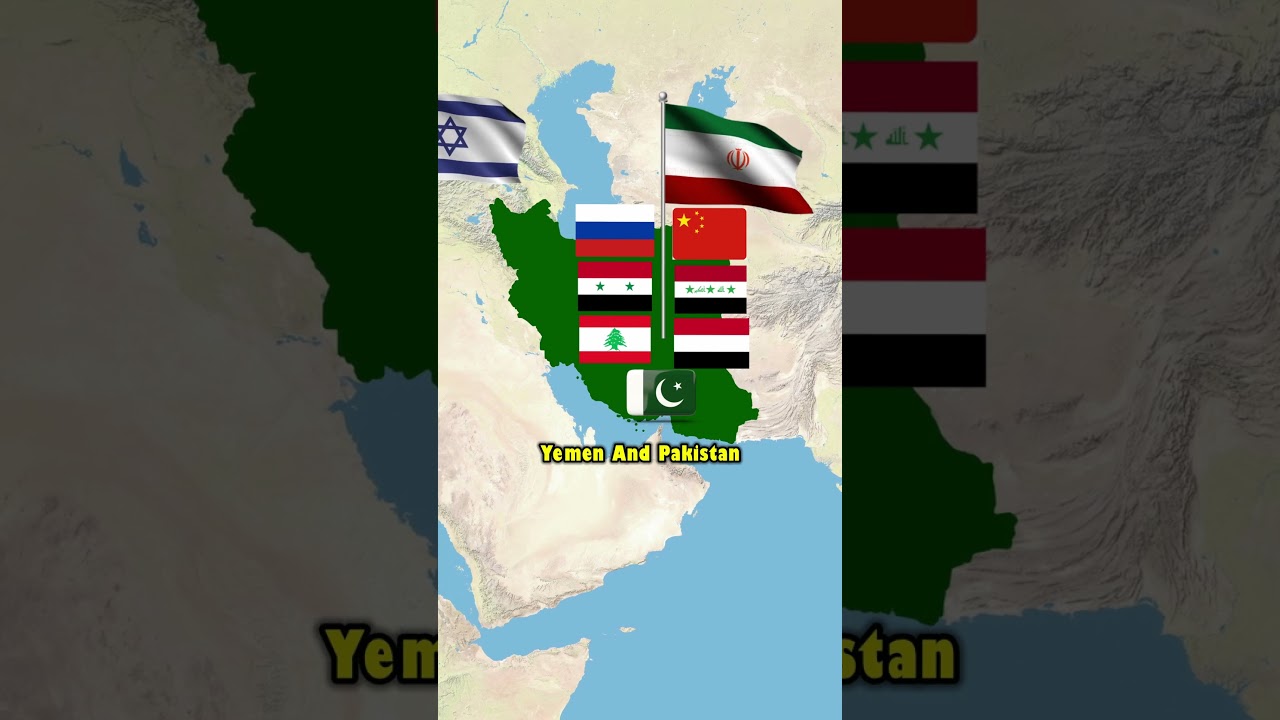 Союзники Ирана против союзников Израиля 🌍 | Кто кого поддерживает?