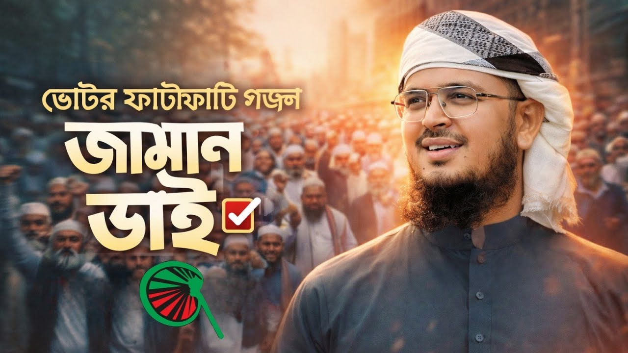 জামান ভাই ভোটের গজল |  Furkan Uddin Farhan |  Open tune ২০২৬