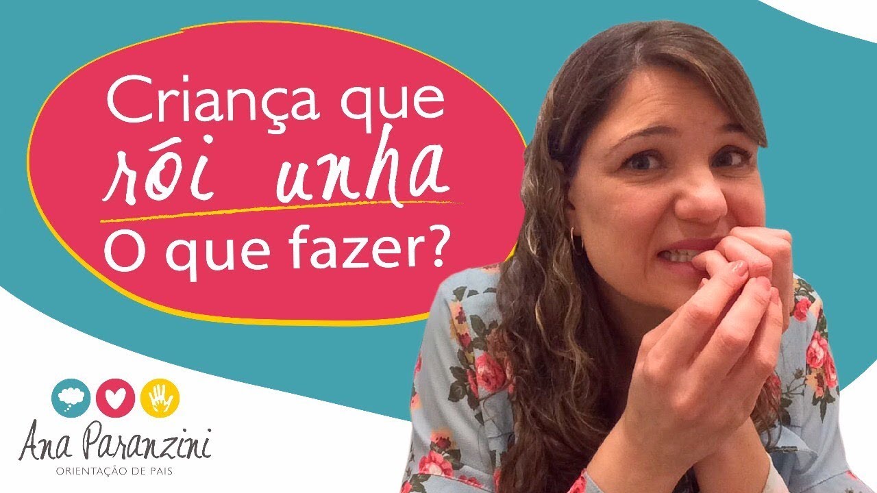 Criança que rói unha... o que fazer?