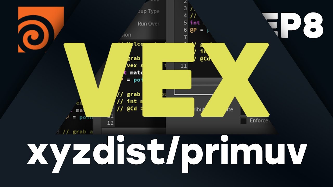 Houdini Vex - xyzdist/primuv | S1EP8