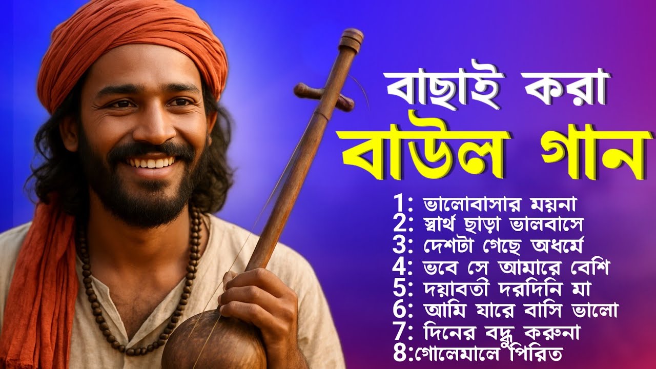 শোনার মত বাছাই করা বাউল গান | Bangla Baul Gaan | Bangladeshi Baul Gaan | Baul Song Bangla