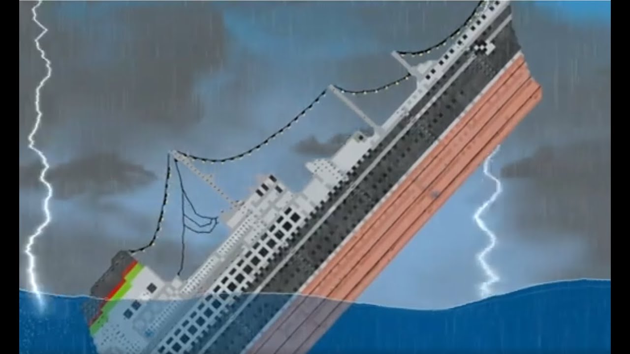 Sinking the Antonia Graza ship in the floating sandbox