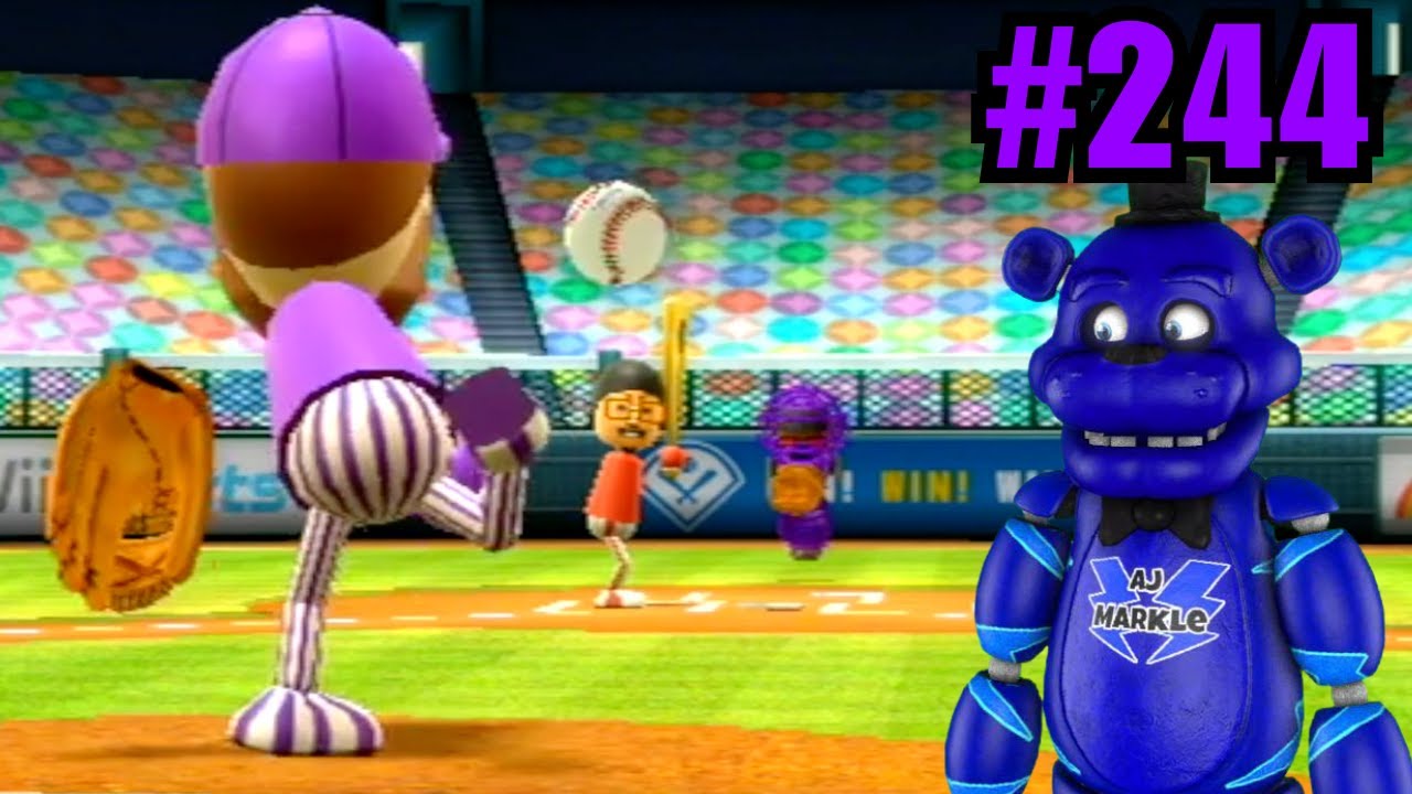 I'M BEING CHEERED ON IN Wii BASEBALL!