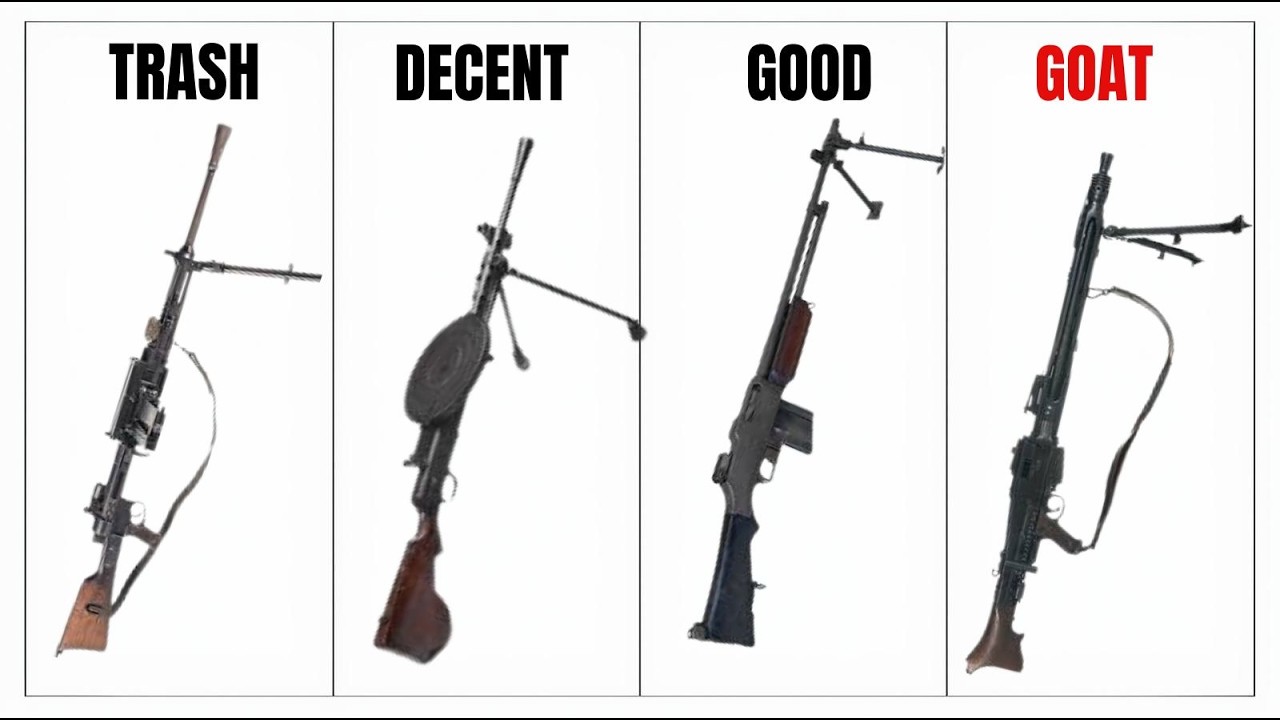 The 7 Most Terrifying Light Machine Guns of World War II