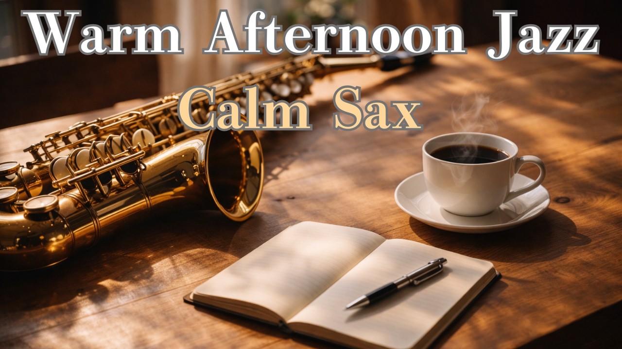 Warm Afternoon Jazz – Calm Sax for Study & Work