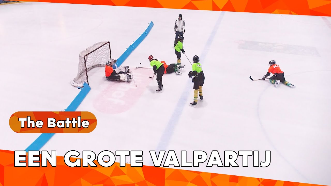 KEIHARDE STRIJD OP HET IJS: BIZARRE IJSKOUDE FINALE | BATTLE IJSHOCKEY | ZAPPSPORT