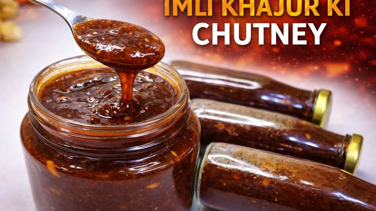 Halwai Style Imli Khajur Ki Chutney | Chaat Wali Meethi Chutney