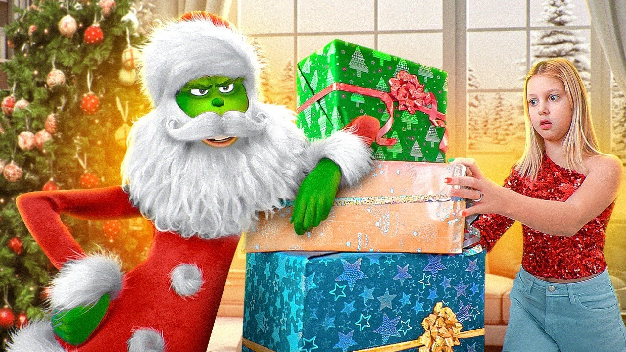 Zlý Grinch! Děsivý duch v Amelčině domě! 😨 Stali jsme se VÁNOČNÍMI ELFÍKY na 24 hodin!