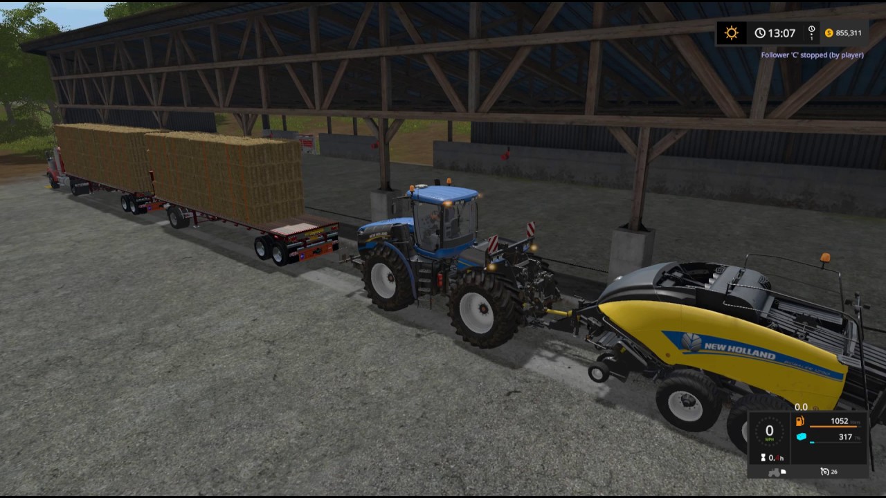 Farming Simulator 17 Follow Me mod in ACTION!