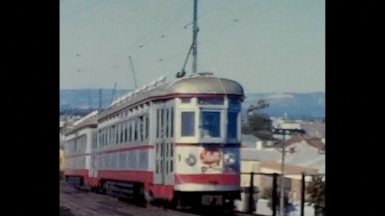 Adelaide Trams from 1965 to 1976.     Silent Movie