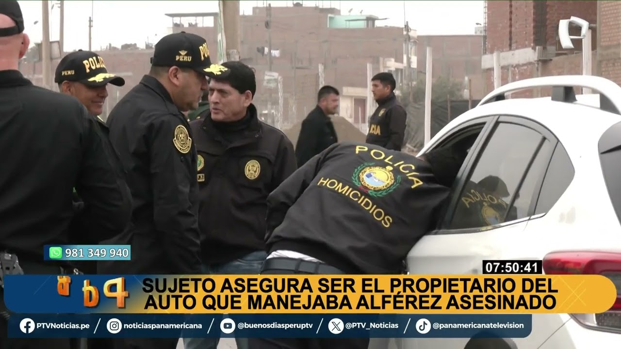 Investigan propiedad de veh&iacute;culo donde alf&eacute;rez PNP fue asesinado en Carabayllo