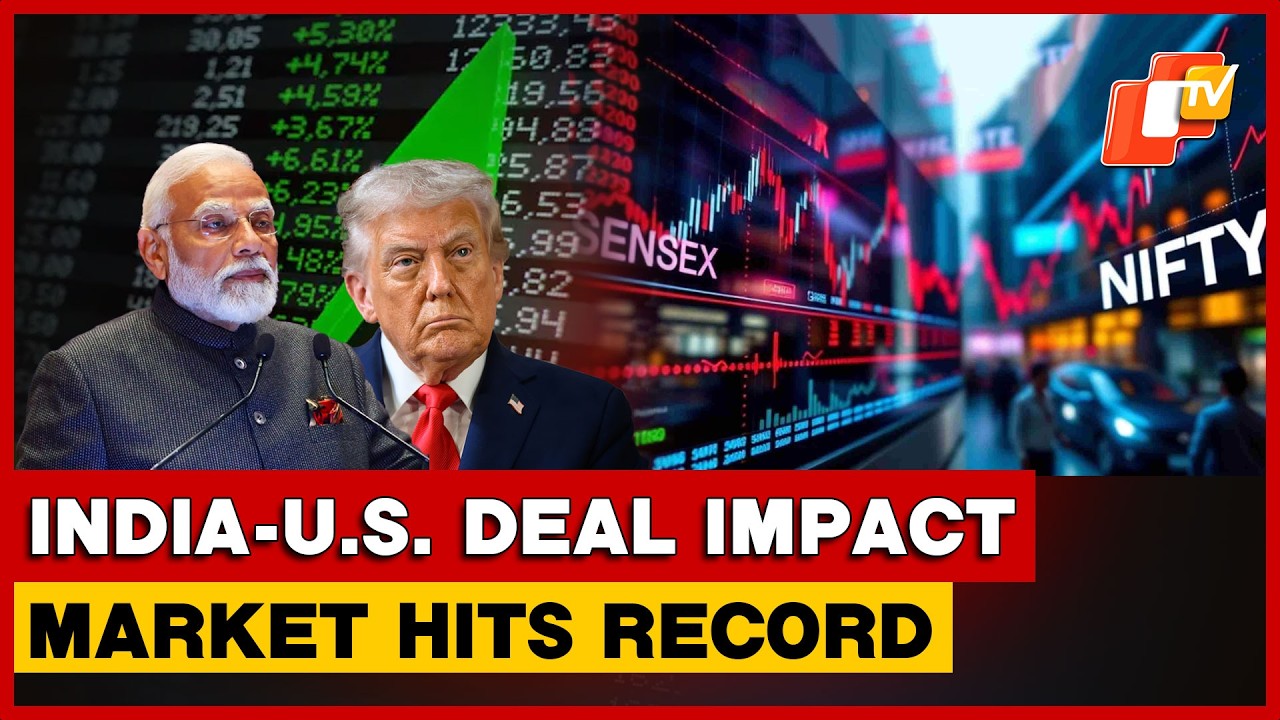 India-U.S. Deal Sparks Nifty Jumps To 4.8%, Sensex Surges 3,656 Points