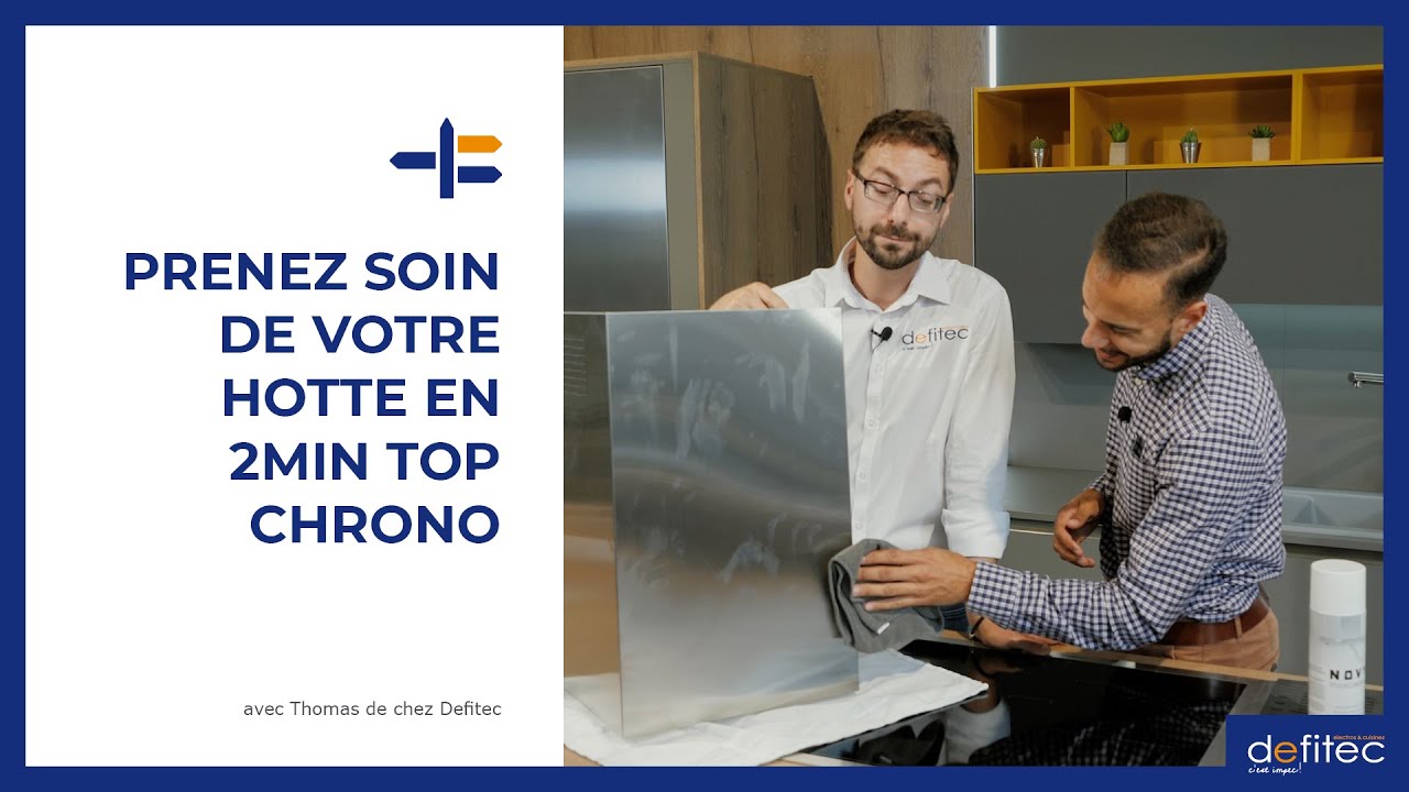 Entretenir sa hotte de cuisine en inox en 2min avec les conseils d'un expert de chez Novy
