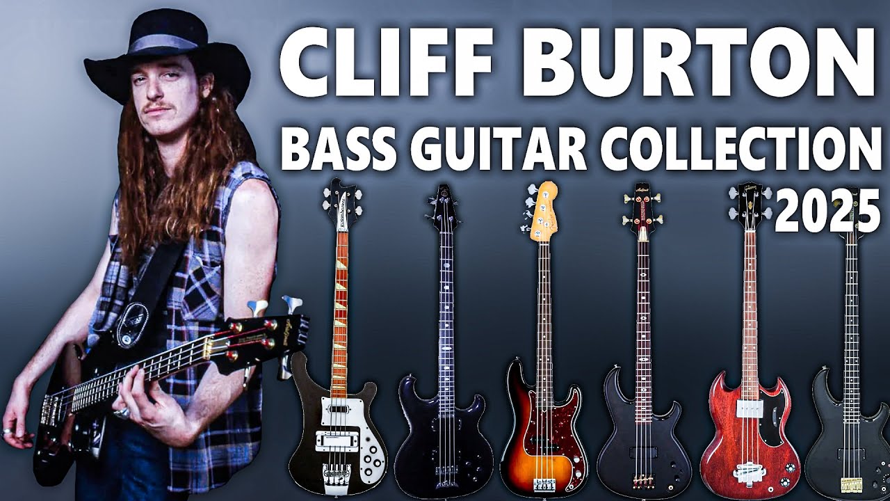 All Cliff Burton's Bass Guitars Collection