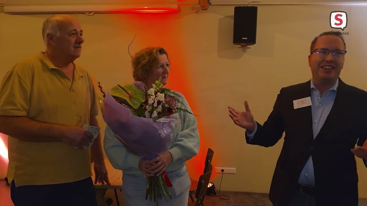 Lijsttrekker Thijs Vos van Partij Sleutelstad trapt de verkiezingscampagne af (10-01-2026)