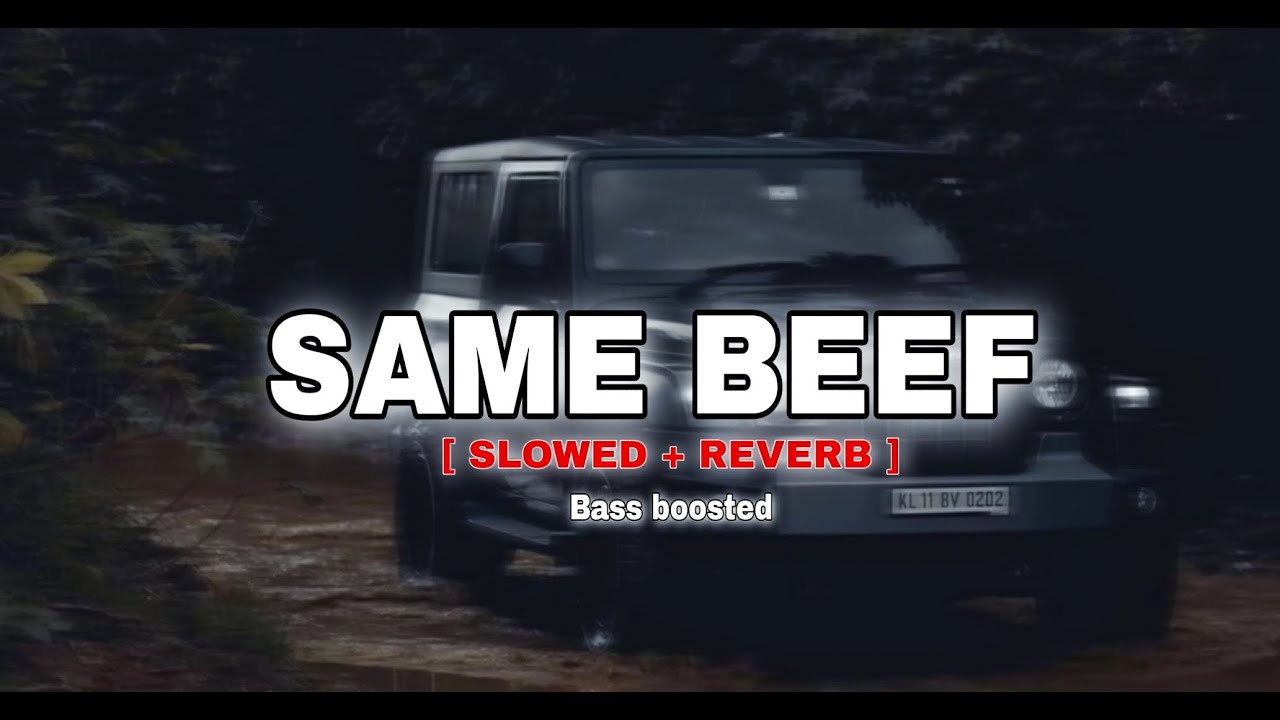 Same Beef [ Slowed + Reverb ] + [ Bass Boosted 😈 ] - Sidhu Moose Wala