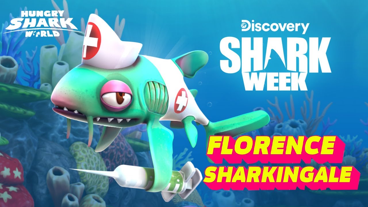 FLORENCE SHARKINGALE EXCLUSIVE SQUADMATES - NEW HUNGRY SHARK WORLD UPDATES  FREE SUBSCRIPTION ACCESS