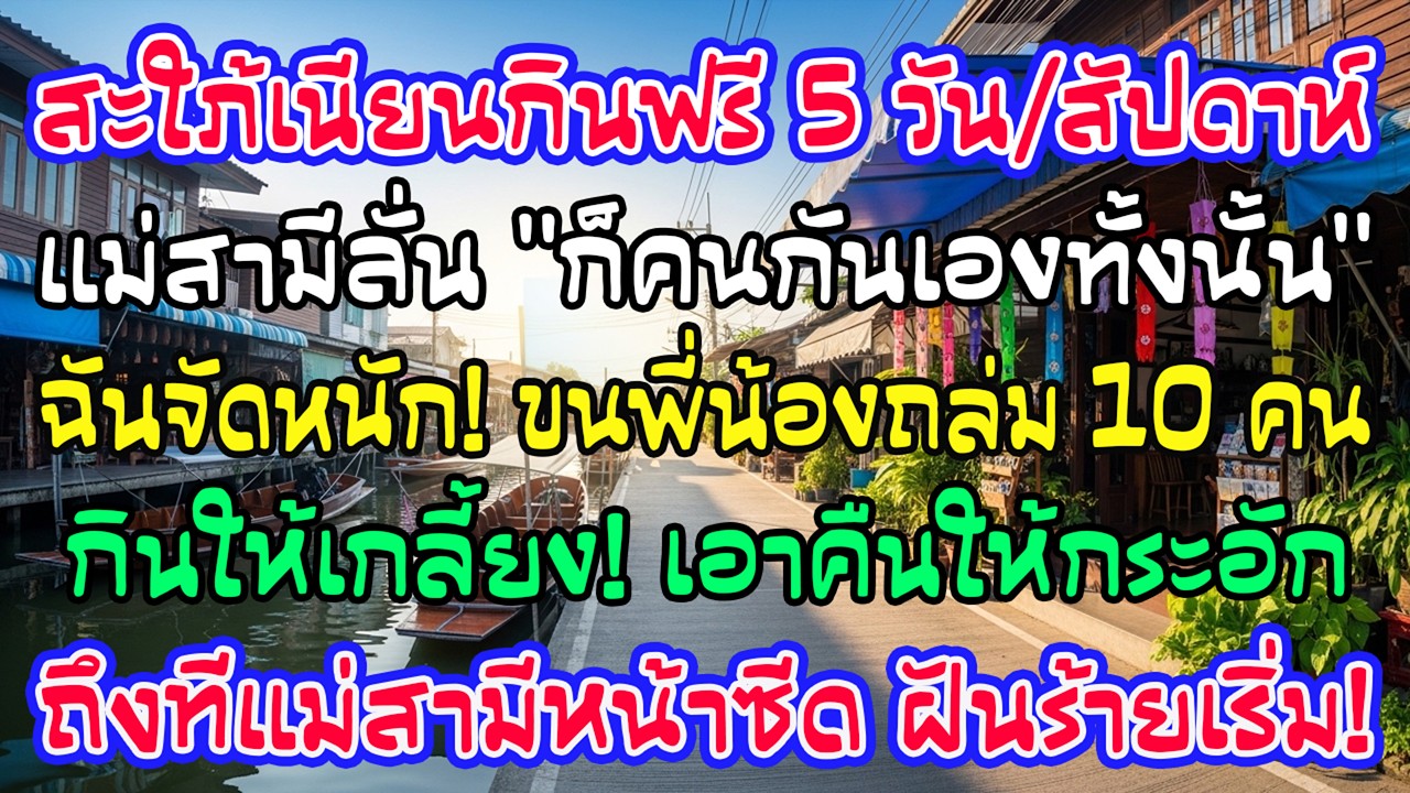 ญาติผัวกินฟรี 5 วันต่อสัปดาห์ พอฉันพาญาติ 10 คนมา ฝันร้ายเริ่ม