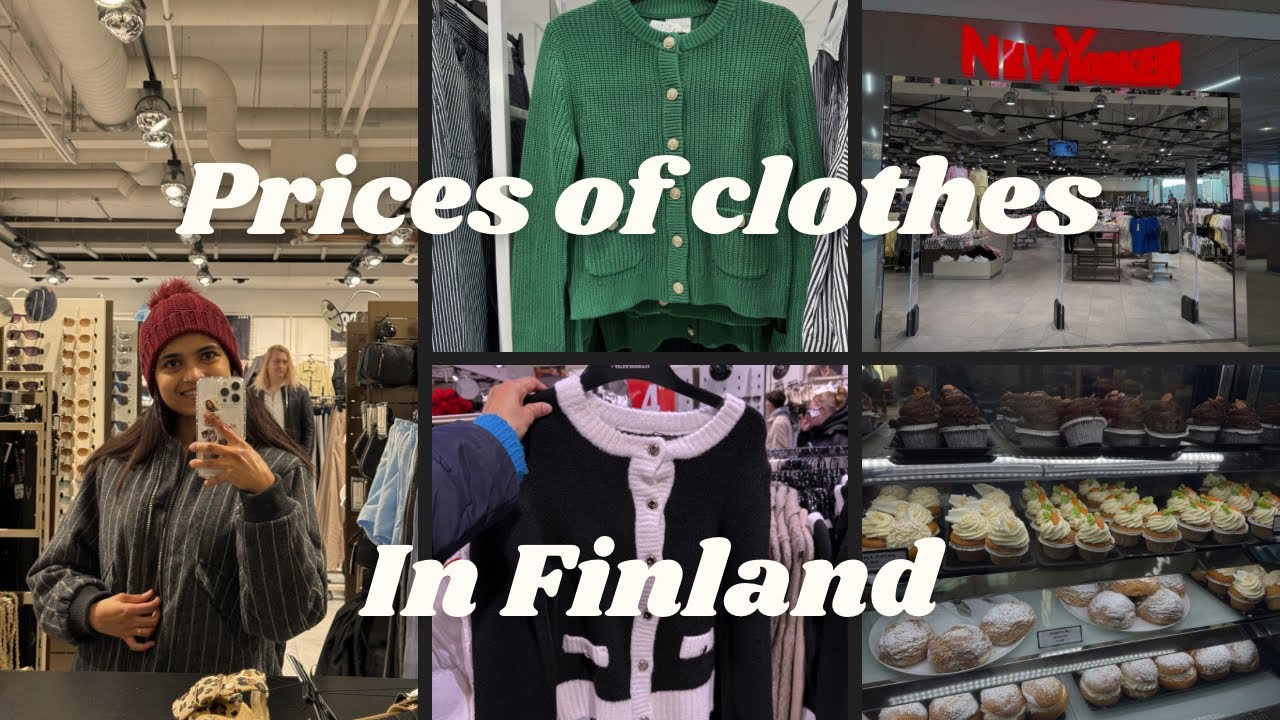 Prices of clothes in Finland 🇫🇮 | Exploring Finnish malls 🤩