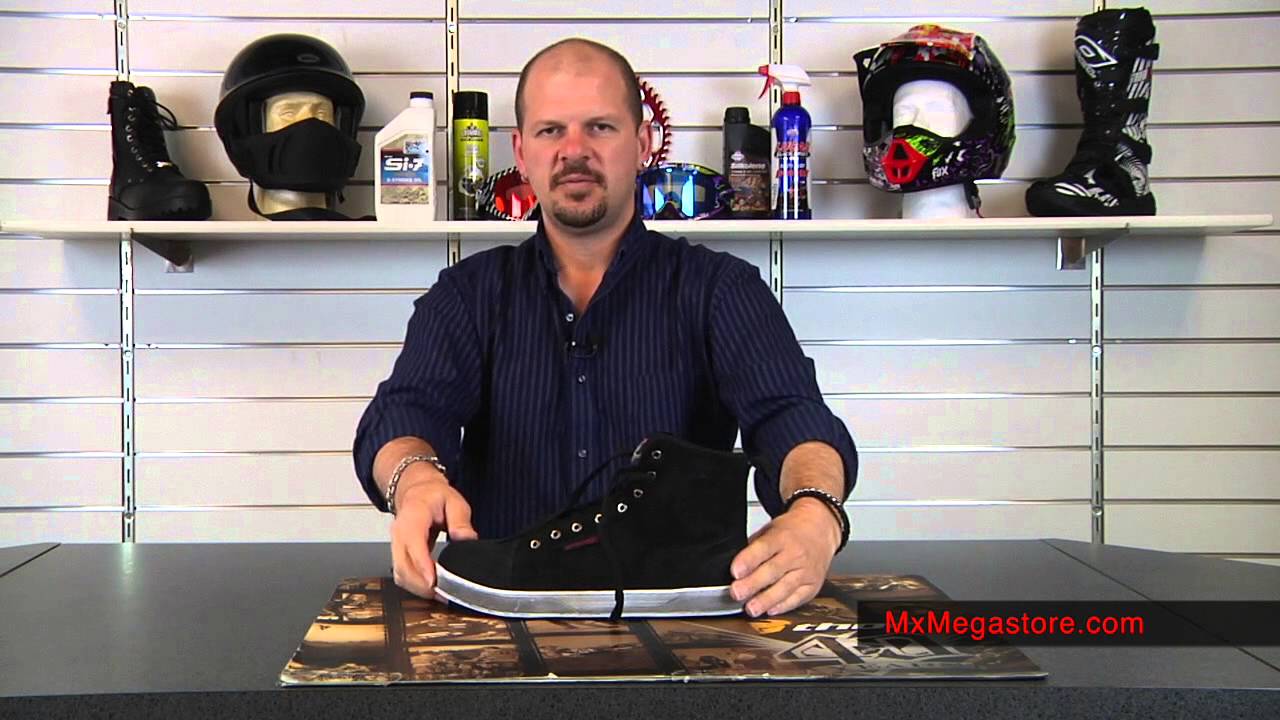 2014 Speed and Strength Black Nine Moto Shoe at MxMegastore