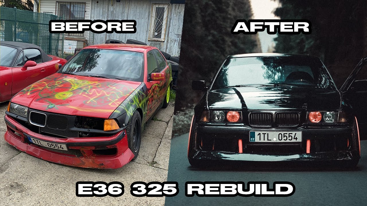 Přestavba E36 325 v 10 minutách | Z vraku zase auto! l E36 Drift project