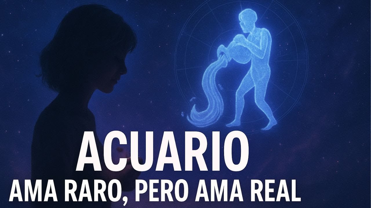Acuario ama diferente, pero su amor es real