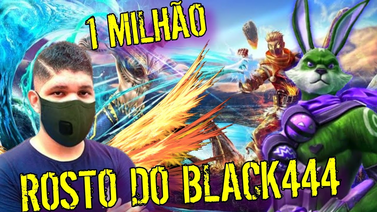 BLACK444 MELHORES JOGADAS | ESPECIAL DE 1 MILHÃO | ROSTO DO BLACK | HIGHLIGHTS BLACK444