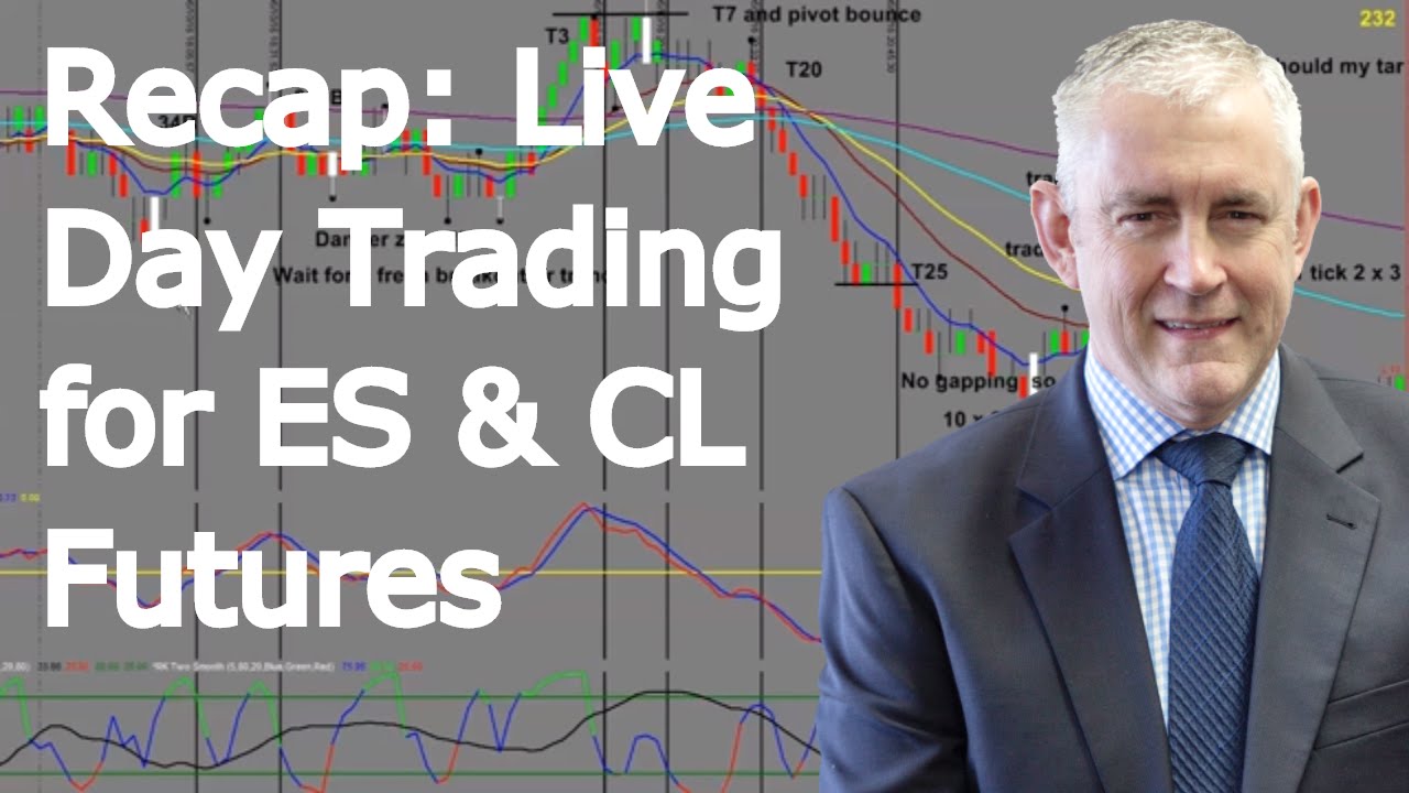 Live Trading Recap For ES And CL Futures