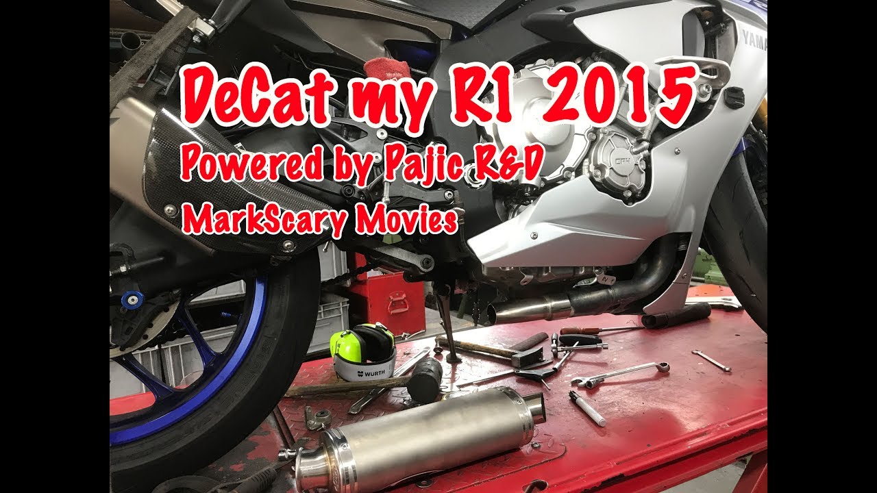 Decat R1 2015 powered by Pajic R&D - Katalysator R1 2015  verwijderen