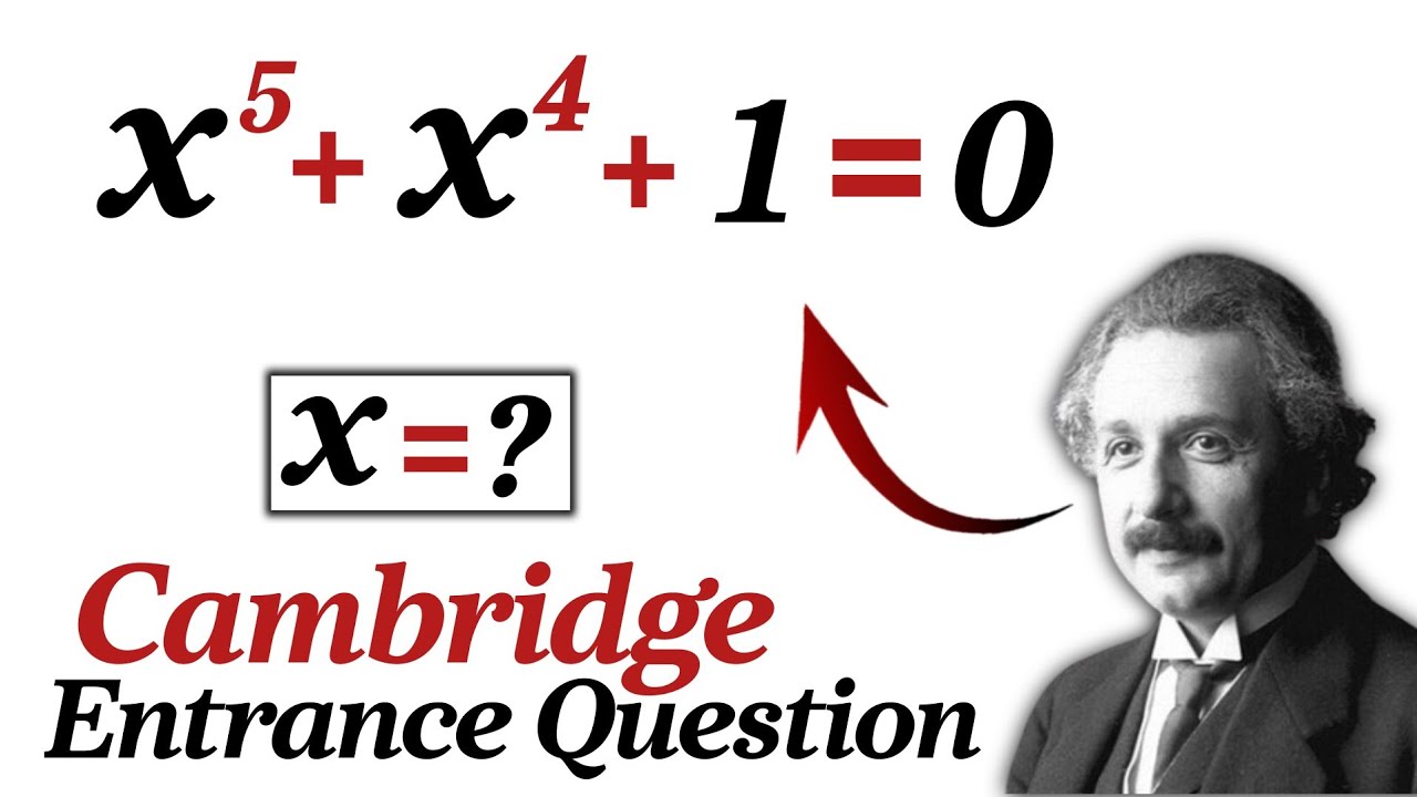 Cambridge Admission Question from 2000s | Can you solve this?