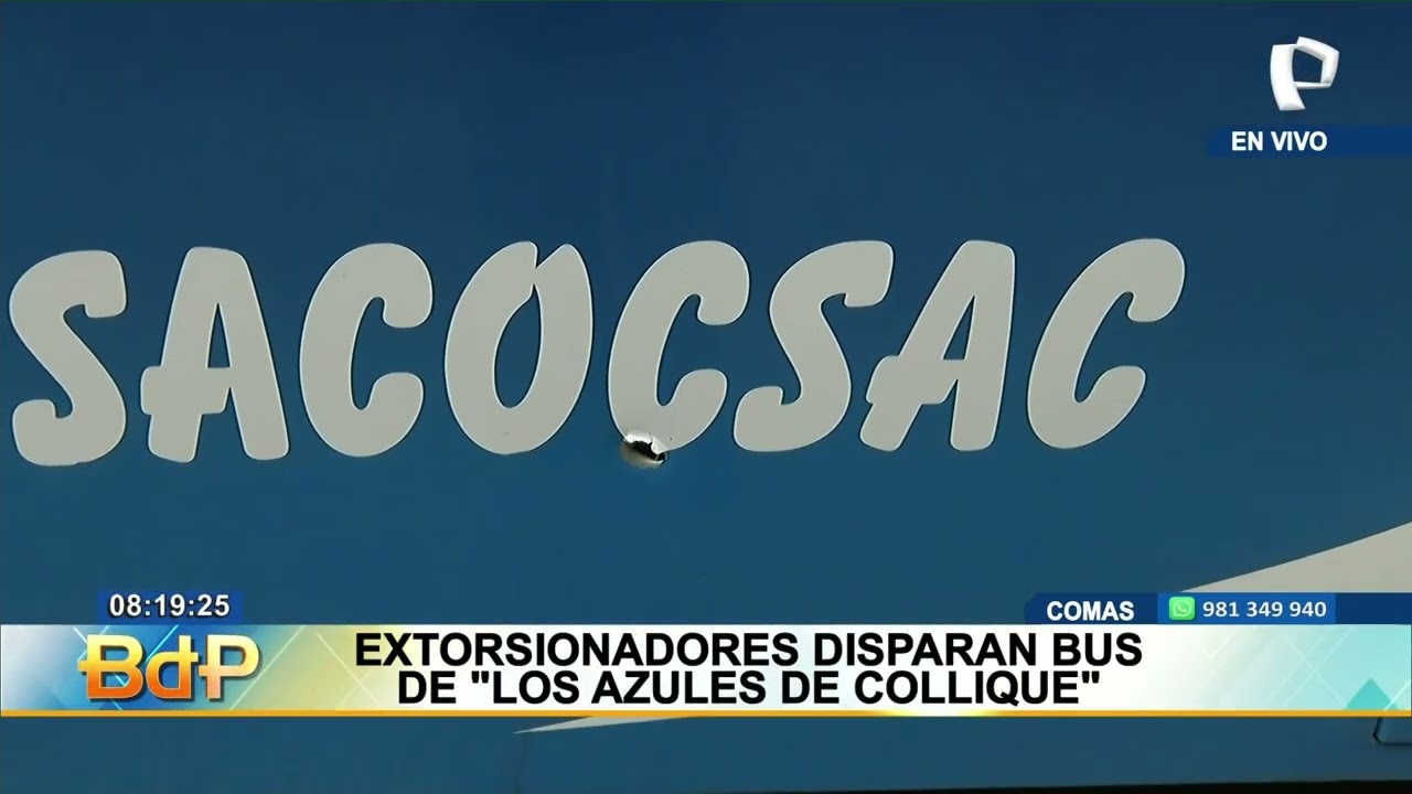Atentado contra bus de ‘Azulitos de Collique’: trabajadores exigen seguridad tras extorsión