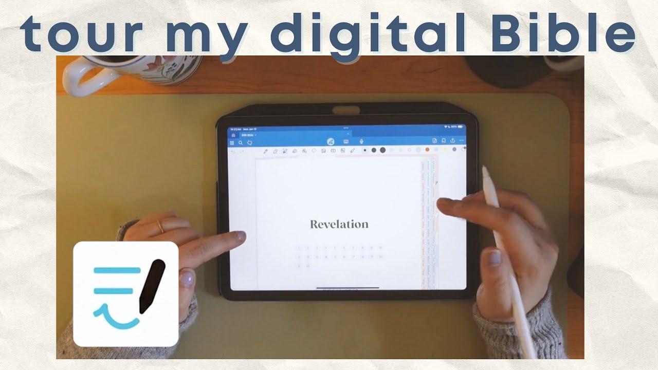 Ведение цифрового библейского дневника + изучение Библии с помощью iPad!